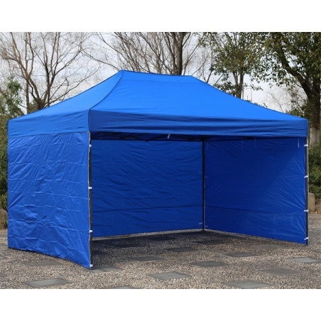 Gazebo pieghevole professionale 3X4.5mt - Acciaio 4cm - Blu