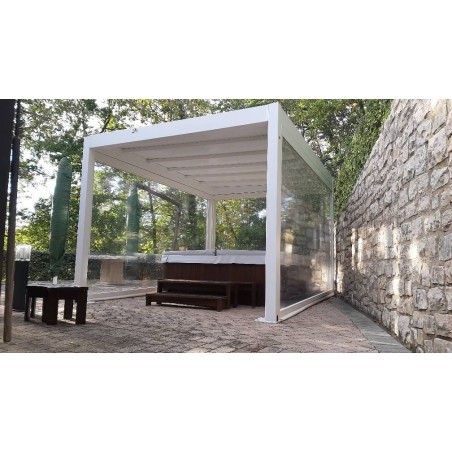 Pergola Plana 4x3 - Telo in PVC certificata