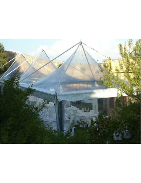 Laterale finestrato TRASPARENTE in CRISTAL PVC 