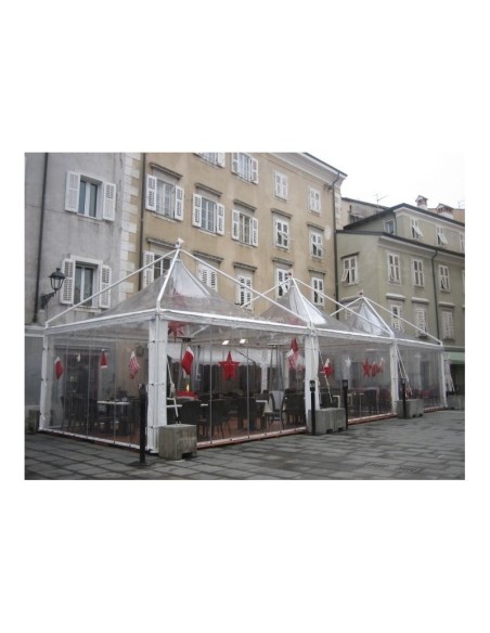 Laterale finestrato TRASPARENTE in CRISTAL PVC 