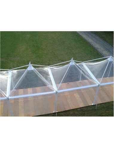 Laterale finestrato TRASPARENTE in CRISTAL PVC 