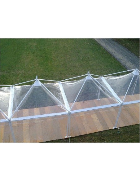 Laterale finestrato TRASPARENTE in CRISTAL PVC 