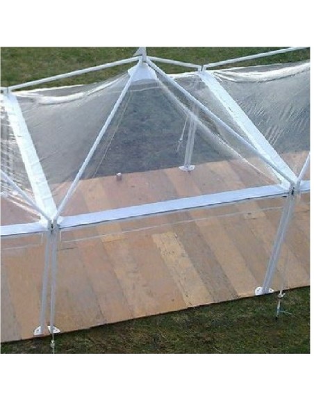 Laterale finestrato TRASPARENTE in CRISTAL PVC 