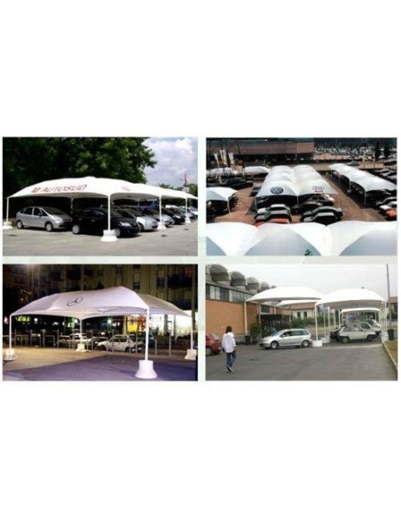 5,5x5,5 MT Gazebo EXPO LIGHT - piantone ø 76mm - 4