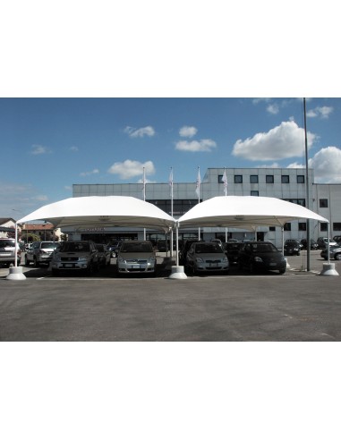 5,5x5,5 MT Gazebo EXPO LIGHT - piantone ø 76mm - 6