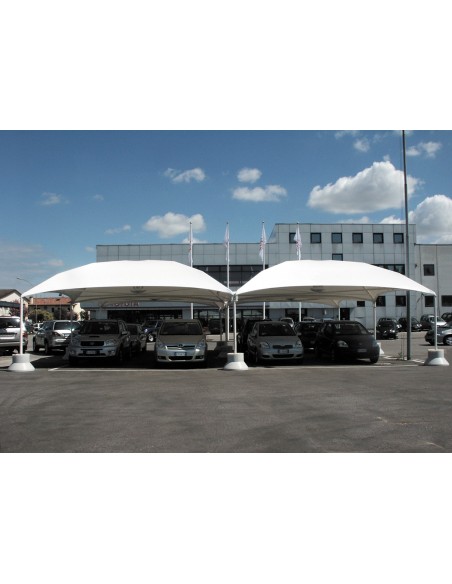 5,5x5,5 MT Gazebo EXPO LIGHT - piantone ø 76mm - 6