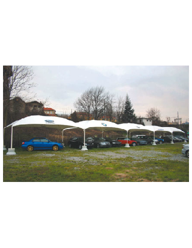 5,5x5,5 MT Gazebo EXPO LIGHT - piantone ø 76mm - 7