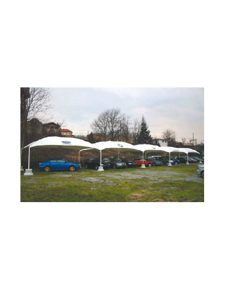 5,5x5,5 MT Gazebo EXPO LIGHT - piantone ø 76mm - 7