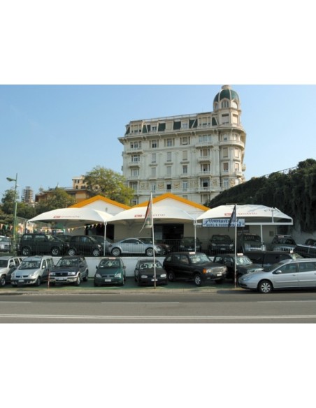 5,5x5,5 MT Gazebo EXPO LIGHT - piantone ø 76mm - 9