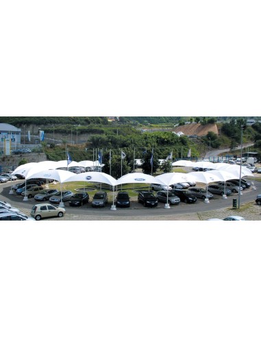 5,5x5,5 MT Gazebo EXPO LIGHT - piantone ø 76mm - 2