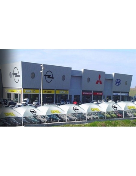 5,5x5,5 MT Gazebo EXPO LIGHT - piantone ø 76mm - 11