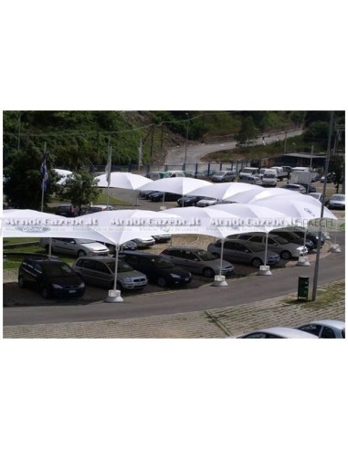 5,5x5,5 MT Gazebo EXPO LIGHT - piantone ø 76mm - 12