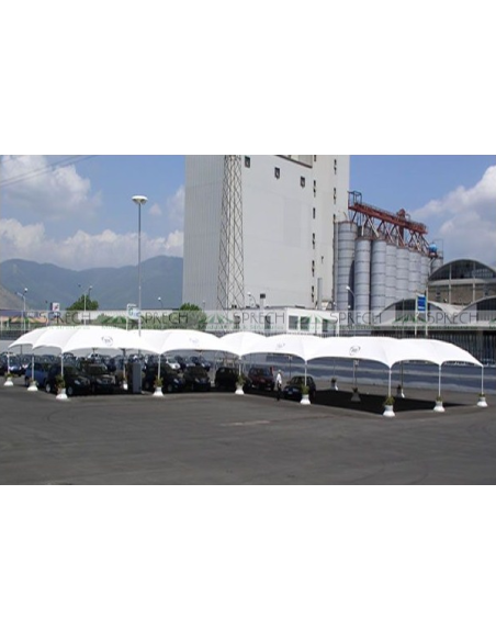 5,5x5,5 MT Gazebo EXPO LIGHT - piantone ø 76mm - 13