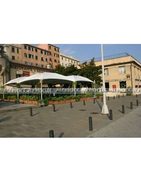 5,5x5,5 MT Gazebo EXPO LIGHT - piantone ø 76mm - 17