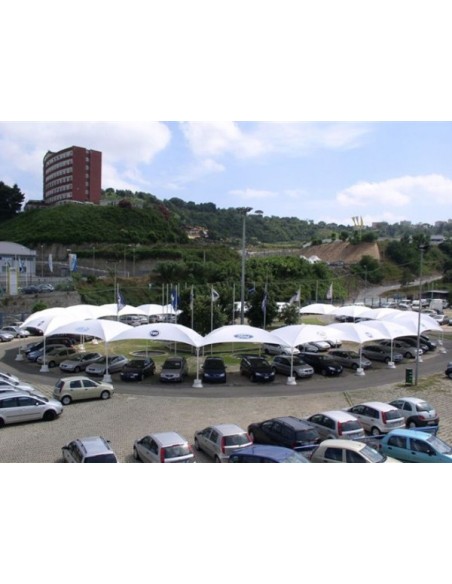 5,5x5,5 MT Gazebo EXPO LIGHT - piantone ø 76mm - 19