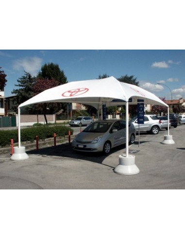5,5x5,5 MT Gazebo EXPO LIGHT - piantone ø 76mm - 3