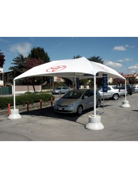 5,5x5,5 MT Gazebo EXPO LIGHT - piantone ø 76mm - 3