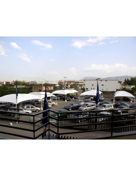 5,5x5,5 MT Gazebo EXPO LIGHT - piantone ø 76mm - 25