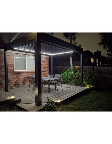 Pergola Bioclimatica Pegaso 4x4 metri - LED RGB motorizzata - 4