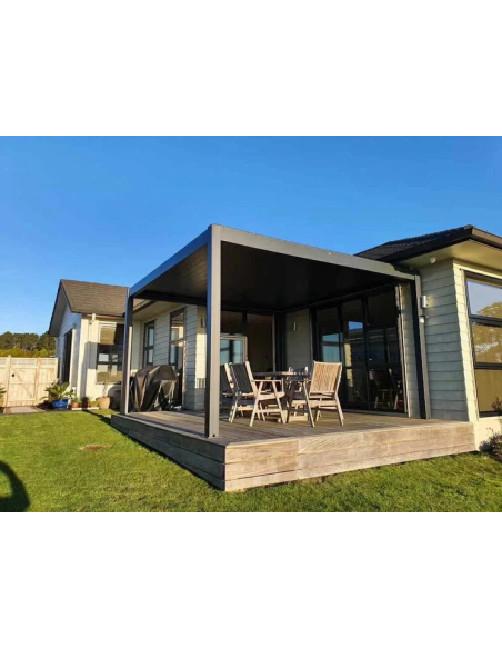 Pergola Bioclimatica Pegaso 4x4 metri - LED RGB motorizzata - 10