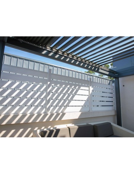 Pergola Bioclimatica Retrattile Symphonia 4x6 metri - LED RGB motorizzata - 4