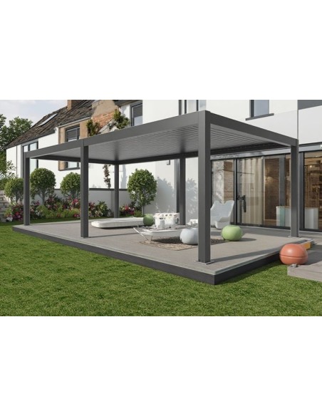Pergola Bioclimatica Pegaso 4x8 metri - LED RGB motorizzata - 13