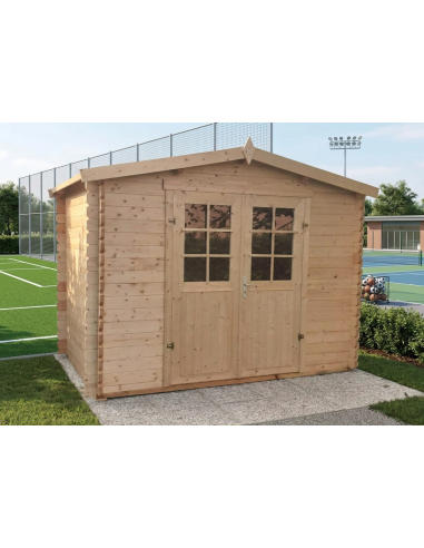 MOD. SMERALDO 300X300 CM - 34 mm - CASETTA PER IL GIARDINO - 3