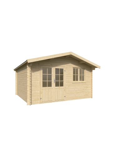 MOD. ZAFFIRO -  380x380CM - 34 mm - CASETTA PER IL GIARDINO - 11