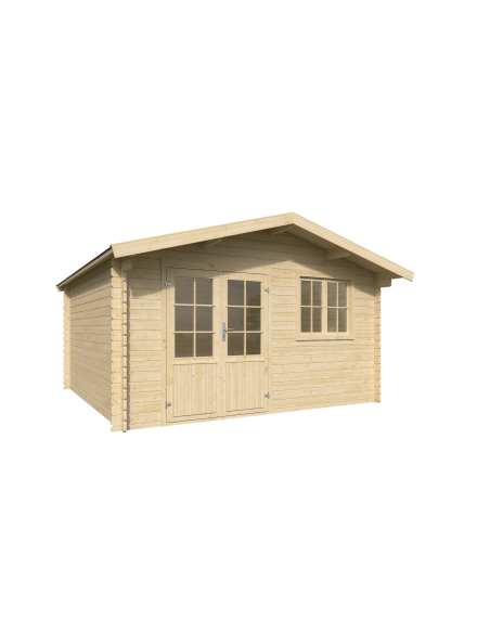 MOD. ZAFFIRO -  380x380CM - 34 mm - CASETTA PER IL GIARDINO - 11