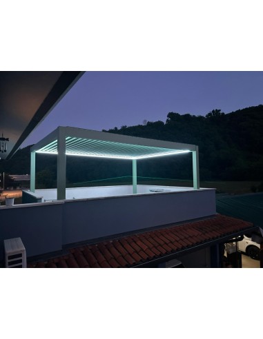 Pergola Bioclimatica Pegaso 4x6 metri - LED RGB motorizzata - 19