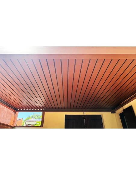 Pergola Bioclimatica Pegaso 4x5 metri - LED RGB motorizzata - 28