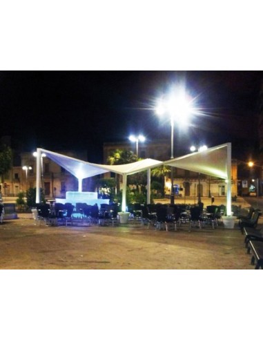 Vela intelaiata romboidale 6x12 MT accoppiata - 8