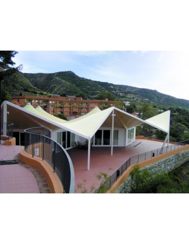 Vela intelaiata romboidale 6x12 MT accoppiata - 9