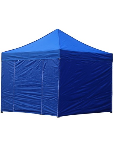 Gazebo pieghevole 3x3mt blu per mercatini - Mondo Gazebo