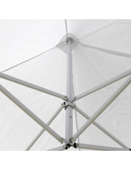2x2 MT BIANCO Gazebo pieghevole impermeabile con pareti Acciaio 3cm - 10