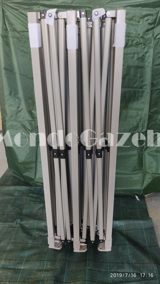 Telaio in acciaio 40 mm del gazebo 3x3 richiuso