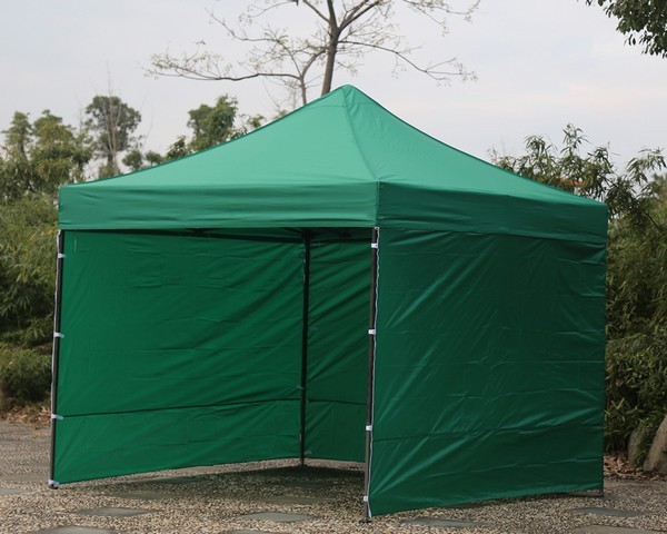 Porta con zip del gazebo 3x3 verde