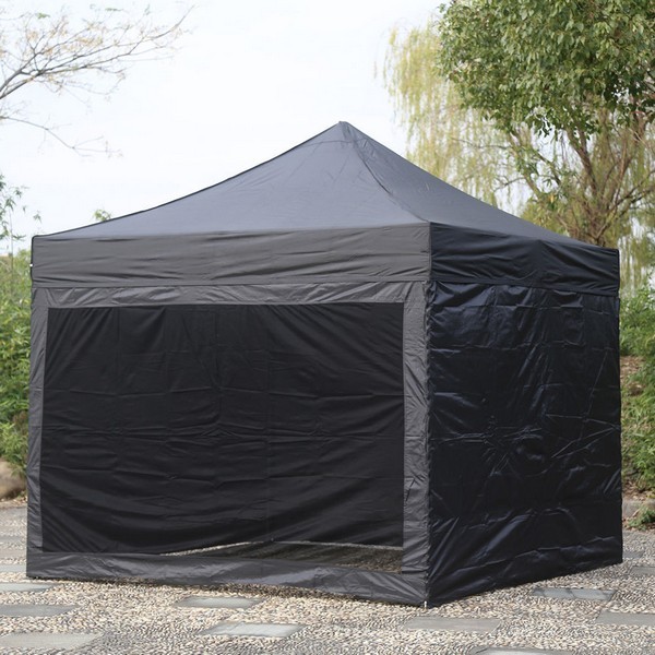 Finestrone del gazebo 3x3 nero