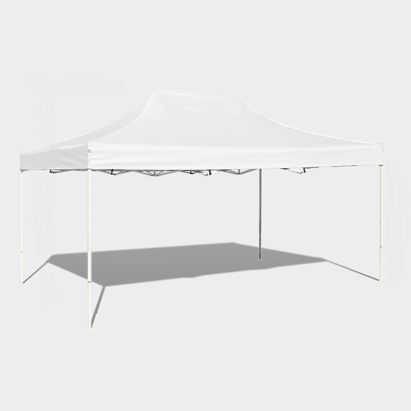 Gazebo pieghevole 4,5x3 bianco aperto