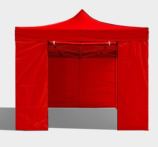 Porta con zip del gazebo 4,5x3 rosso