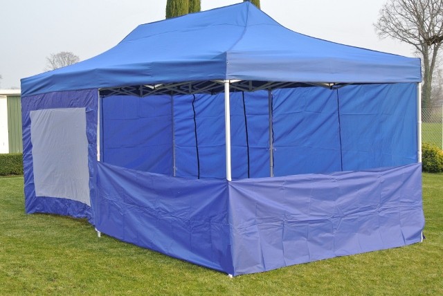 Gazebo professionale 6x3 blu
