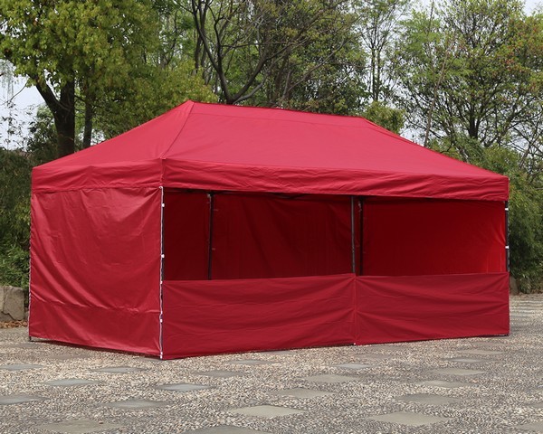 Telo impermeabile del gazebo 6x3 rosso