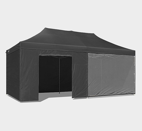 Finestrone del gazebo 6x3 nero