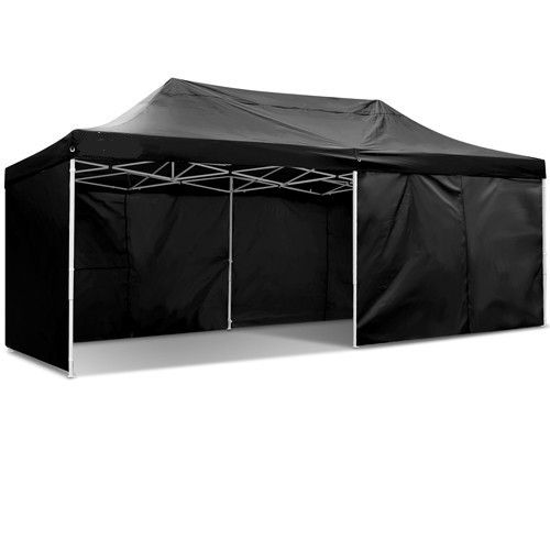 Telo impermeabile del gazebo 6x3 nero