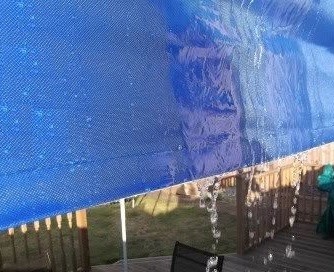Telo impermeabile del gazebo 3x3 blu