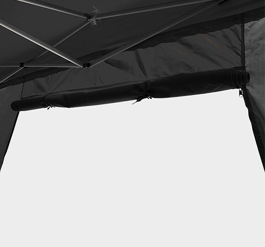 Telo impermeabile del gazebo 3x3 nero