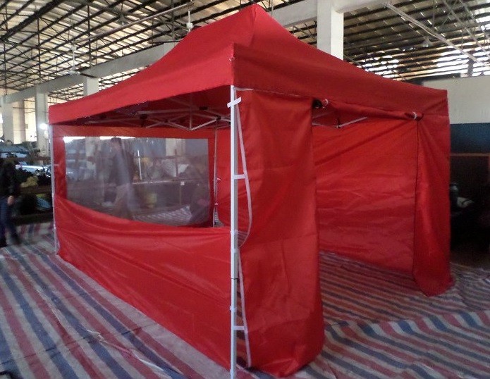 Gazebo professionale 4,5x3 rosso