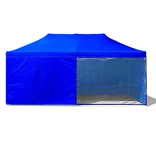 Finestrone del gazebo 6x3 blu