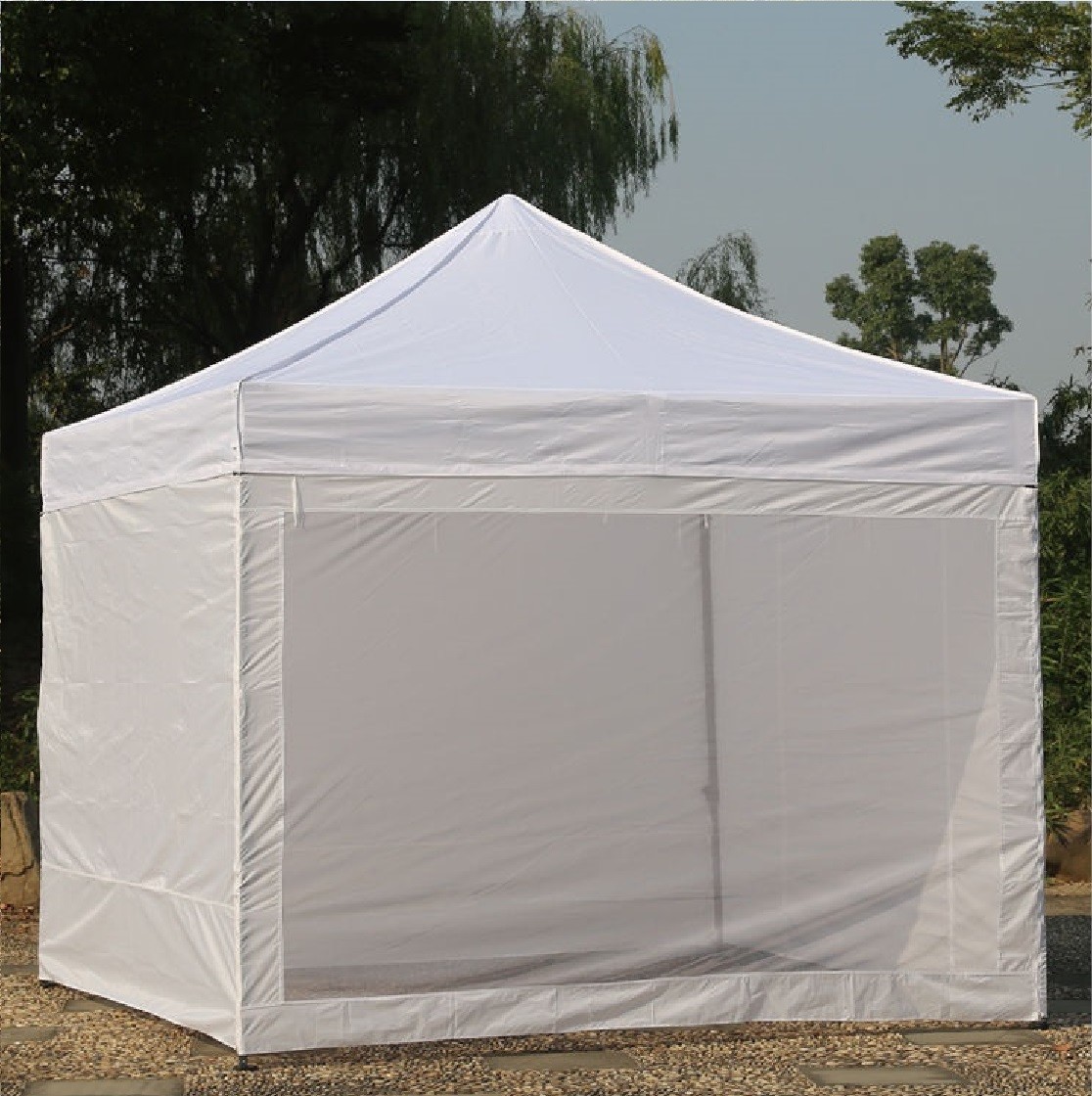 Parete con finestrone del gazebo 3x3 bianco