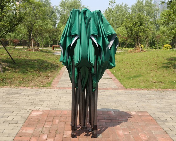 Gazebo 3x3 verde richiuso
